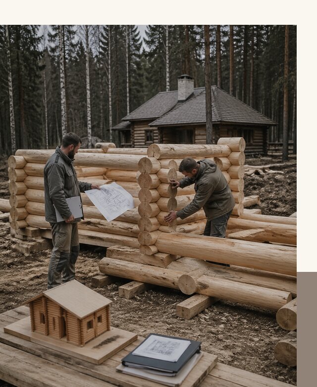 Проектирование и строительство домов из бревна в Канаше